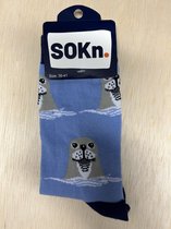 SOKn. trendy sokken *ZEEHOND* maat 35-41 (ook leuk om kado te geven !)