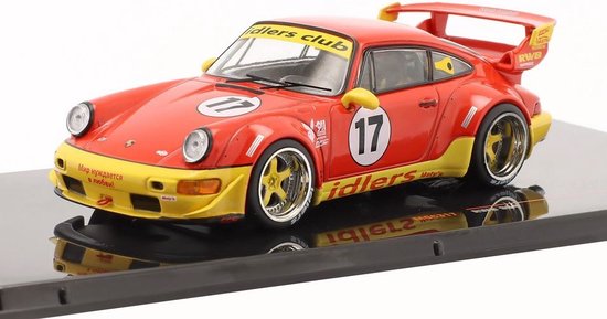 Coche miniatura Porsche 993 RWB 1/43 IXO 911 RWB () Jägermeister No.7