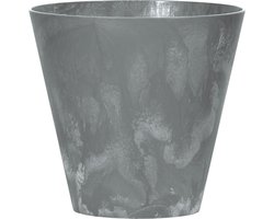 Pot de Fleurs Extérieur Rond Effet Tubus 25cm MARENGO Prosperplast