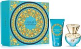 Versace Dylan Turquoise pour Femme Giftset - 30 ml eau de toilette spray + 50 ml bodylotion - cadeauset voor dames