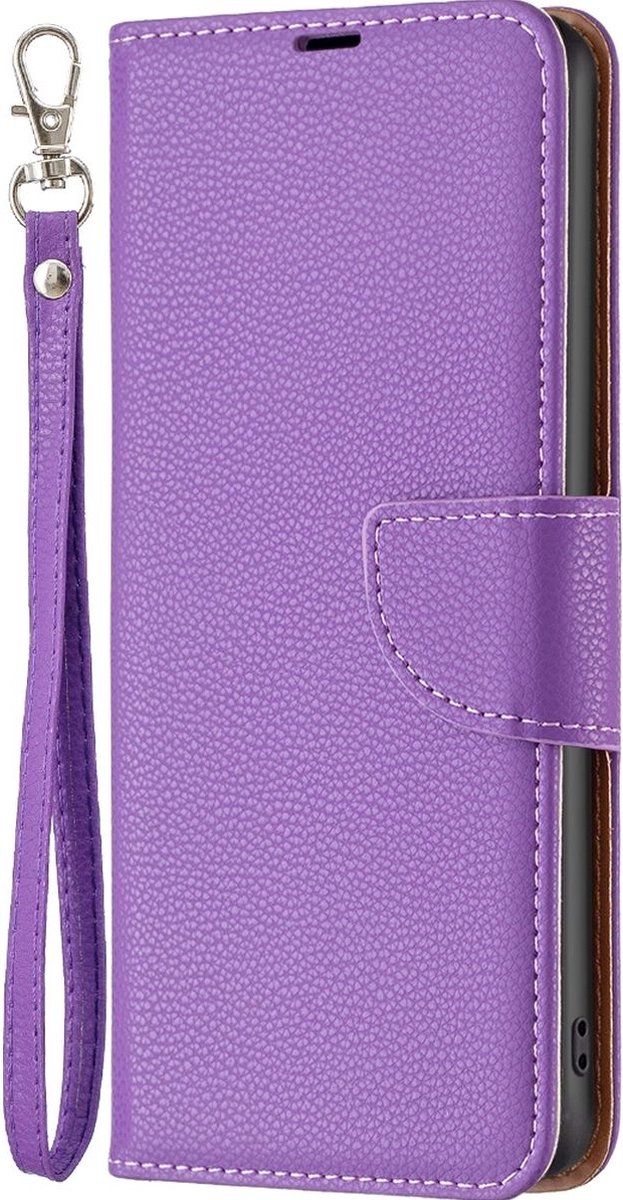 Mobigear Telefoonhoesje geschikt voor Samsung Galaxy S23 Plus Hoesje | Mobigear Excellent Bookcase Portemonnee | Pasjeshouder voor 2 Pasjes | Telefoonhoesje voor Pinpas / OV Kaart / Rijbewijs - Paars