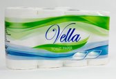 Papier Toilettes Vella 64 rouleaux 3 plis - 150 feuilles par rouleau - Wit - 64 rouleaux de papier toilette