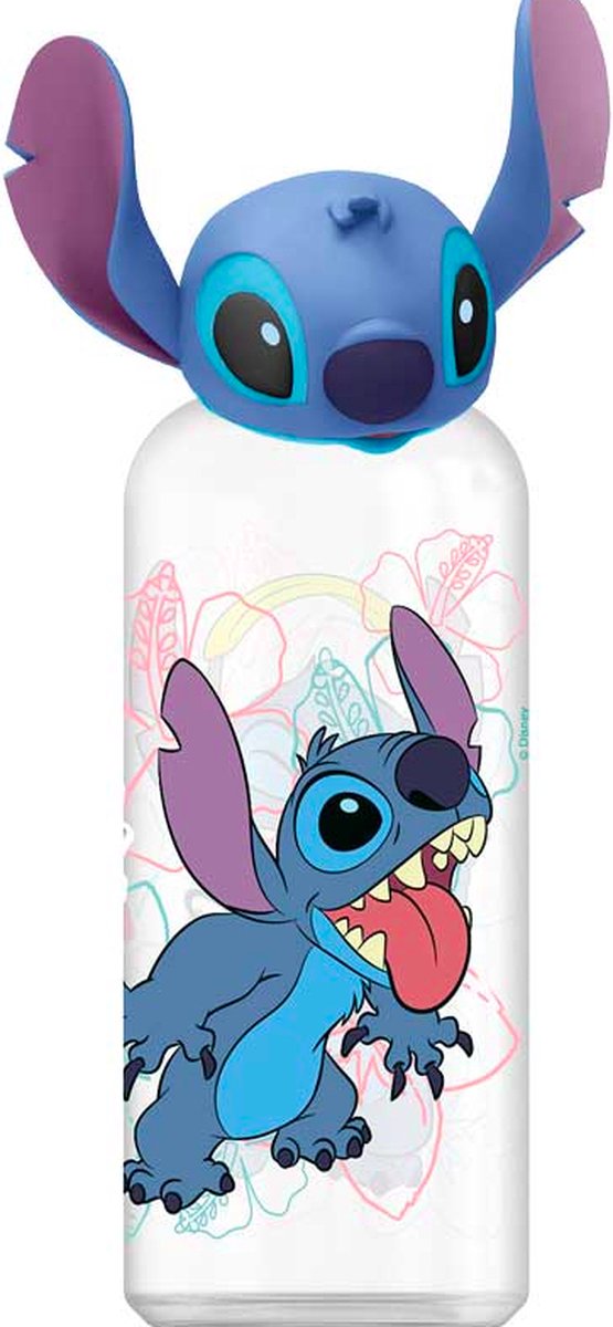 Lilo en Stitch 3D  Plastiek - drinkbeker - drinkfles -  560 ml - Disney