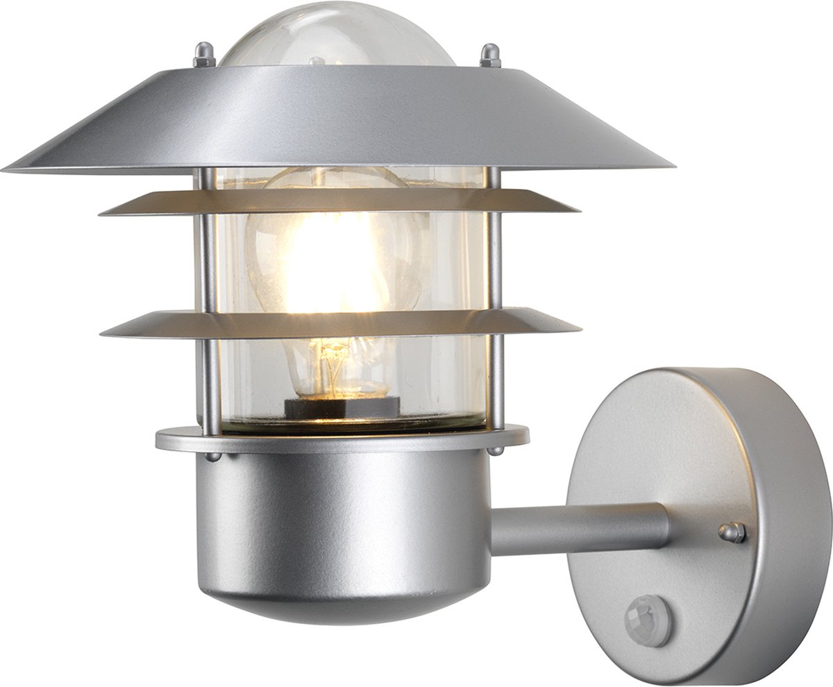 Landelijke Wandlamp - Steady Lighting - Metaal - Landelijk - E27 - L: 15cm - Voor Buiten - Woonkamer - Eetkamer - Zwart