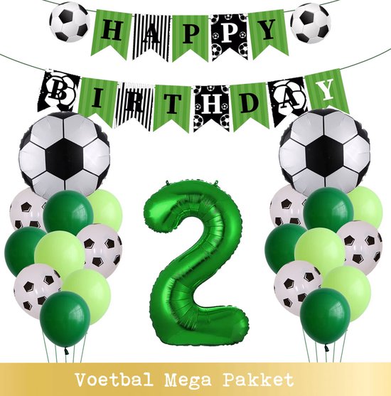 Ballons de Voetbal - Ballon Chiffre 2 Ans - Snoes - Mega Pack