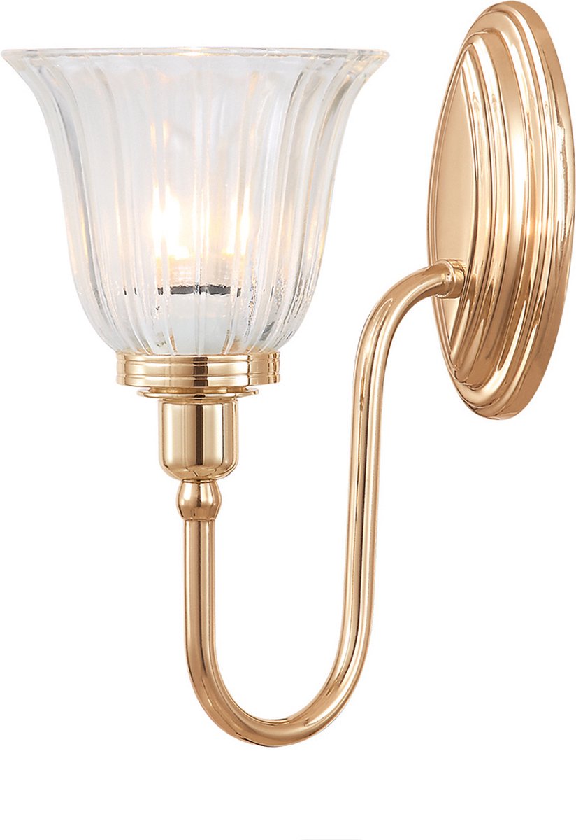 Landelijke Wandlamp - Steady Lighting - Metaal - Landelijk - G9 - L: 21.5cm - Voor Binnen / Binnen - Woonkamer - Eetkamer - Zilver