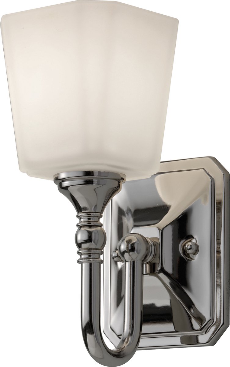 Landelijke Wandlamp - Steady Lighting - Kunststof - Landelijk - E27 - L: 26cm - Voor Buiten - Woonkamer - Eetkamer - Zwart