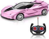 Jotechs - RC Auto - Race Toy Car Rose - RC Auto - Convient aux Enfants à partir de 3 ans - Nouveau modèle 2023