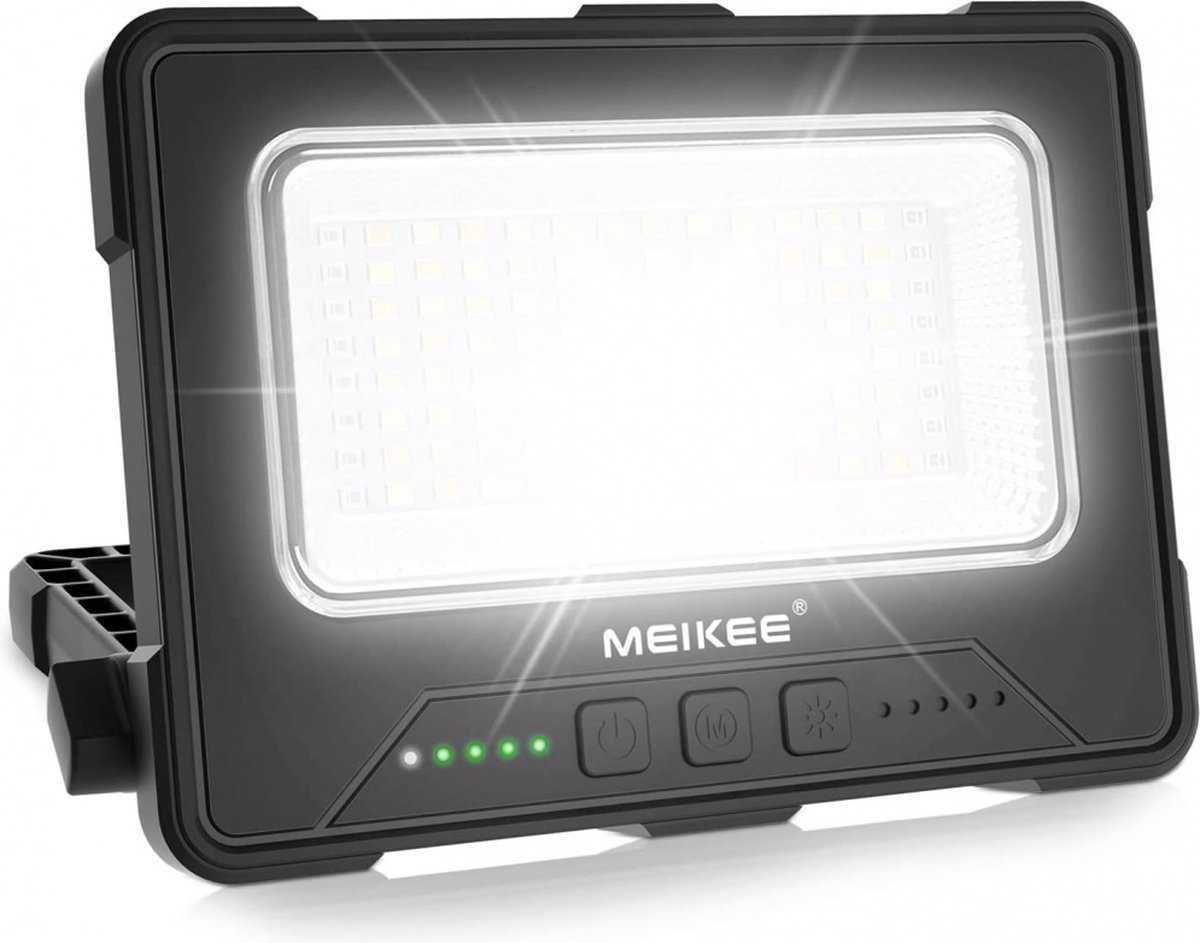 Meikee Multifunctionele oplaadbare LED werk ,camping - en veiligheids Lamp - Powerbank