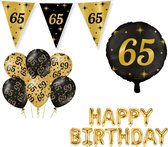 Classy Party 65 jaar verjaardag versiering pakket M