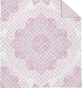 Bedsprei Mandala roze 220x240 cm