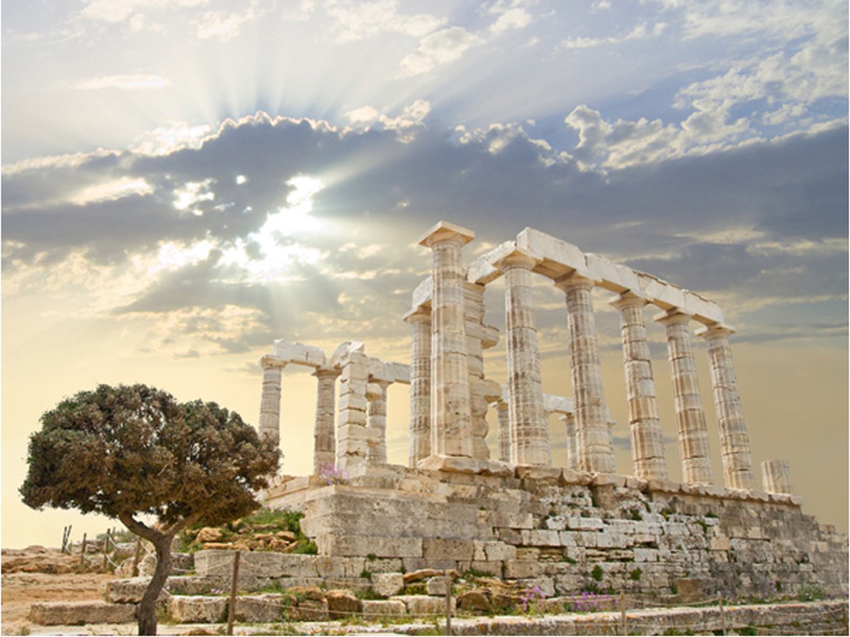 Fotobehang - De Akropolis, Griekenland.
