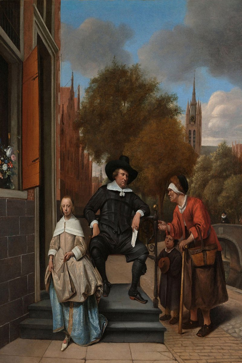Jan Havicksz. Steen - Adolf en Catharina Croeser (1655) Canvas Print