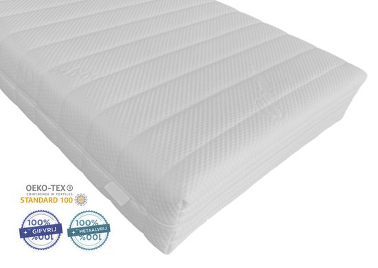 Koudschuim Matras  Bamboo - HR - Luxe HR50 - 80x200cm Dikte circa 20 cm