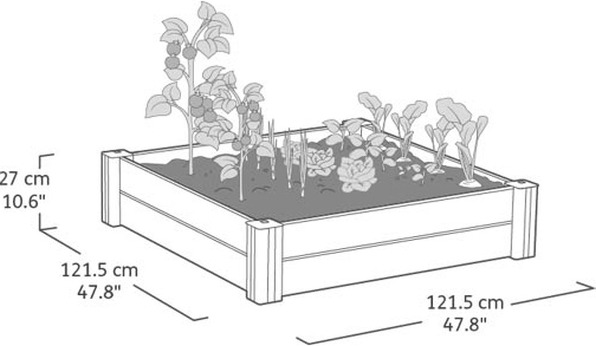 Wat is het beste type verhoogd tuinbed? - Groene reus