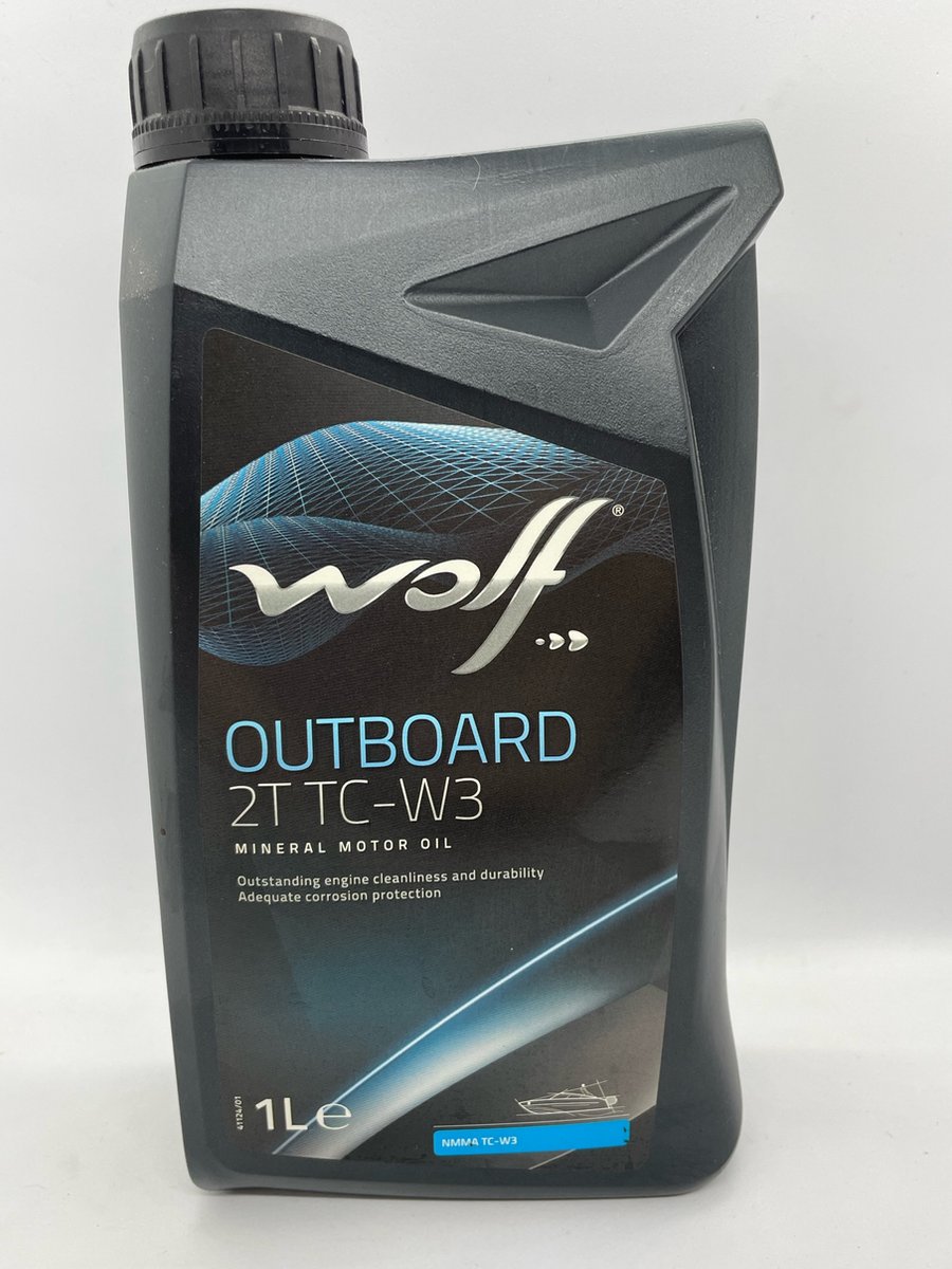 Wolf Outboard 2T TC-W3 olie voor buitenboord motoren 2 takt , 1 ltr ...