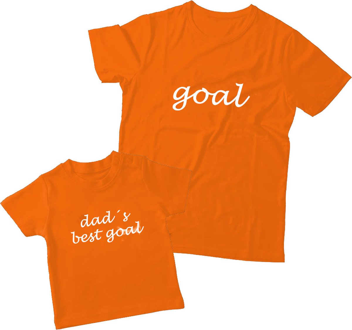 Goedkoopste Matching oranje shirts Vader & Kind | WK Goal