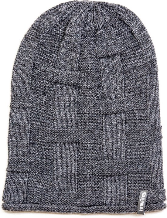 Fifth & Francis Beanie woven grey Pelmo