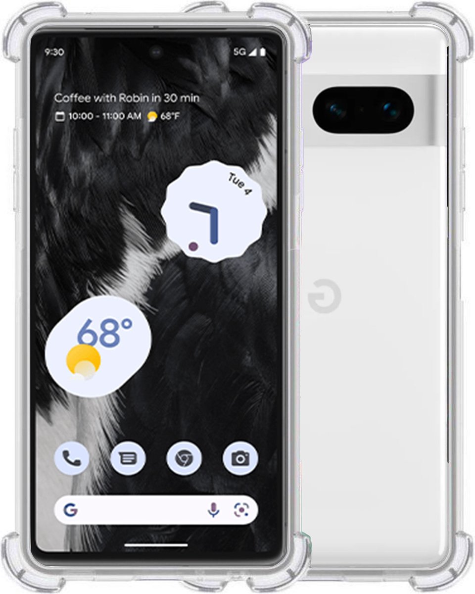 Hoesje geschikt voor Google Pixel 7 – Extreme Shock Case – Cover Transparant