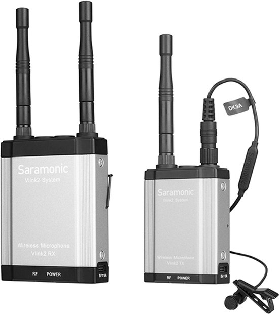 Saramonic Vlink2 Kit1 draadloze lavalier microfoon set voor interviews met  talkback... | bol.com