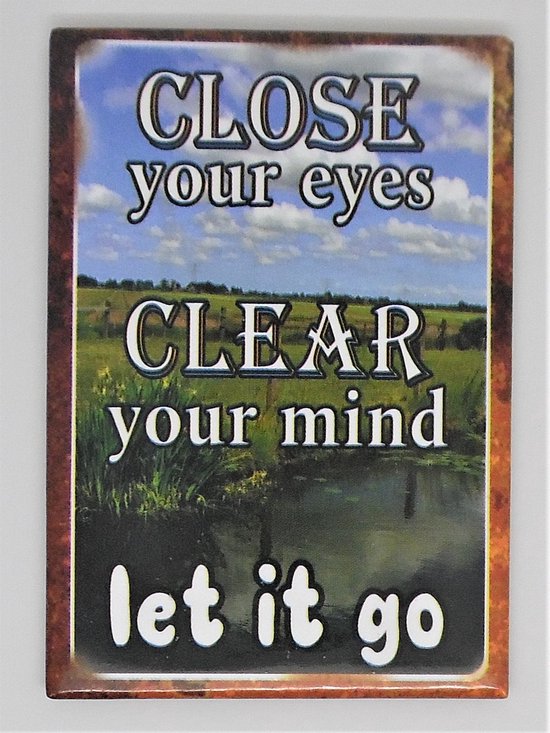 aimant de réfrigérateur Proverbes Laisse tomber