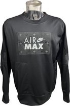Nike Air Max Crewneck (Zwart / Wit) - Maat M