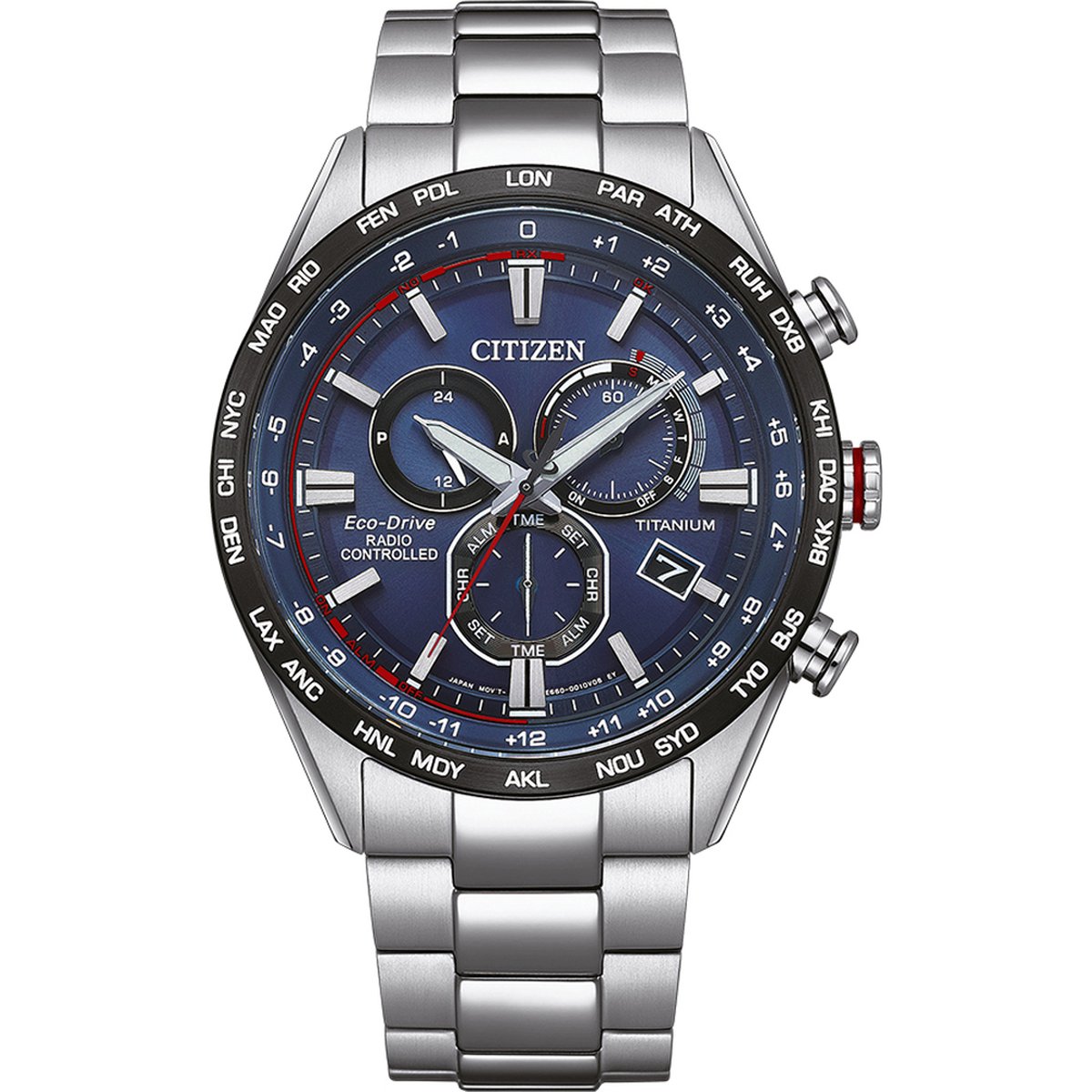 Citizen CB5945-85L Horloge - Titanium - Zilverkleurig - Ø 42 mm