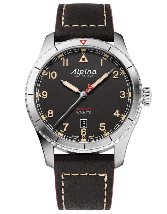 Alpina startimer pilot automatic black