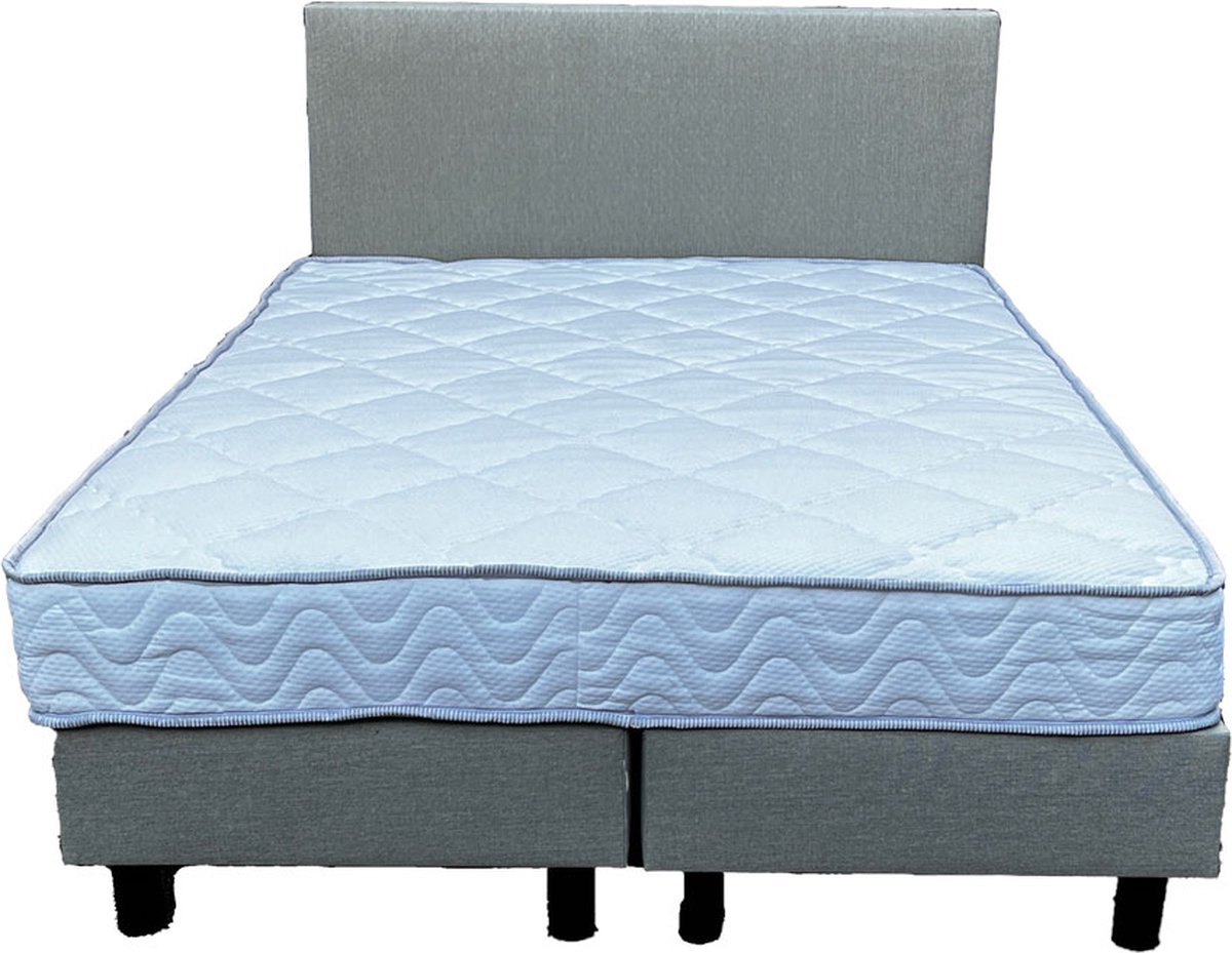 Complete boxspring Royal Super Deluxe - Groen - 140x200 cm - Incl ...
