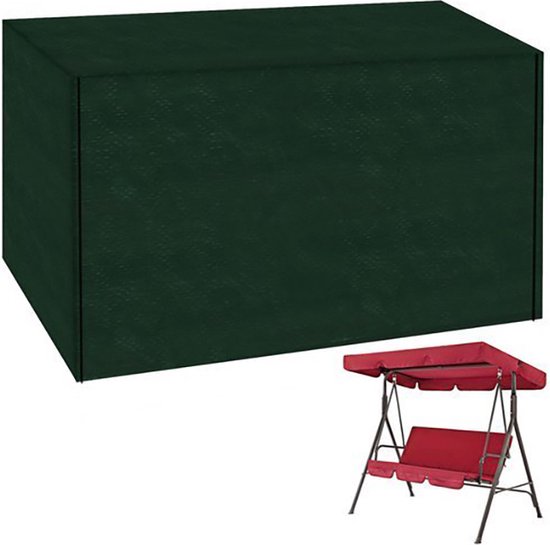 Ruhhy PE Tuinschommelhoes - 215x153x145cm - Weerbestendige Bescherming - Groen