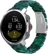 Bracelet Smartwatch en résine - Convient au bracelet en résine Polar Grit X - vert - Strap-it Watchband / Wristband / Bracelet