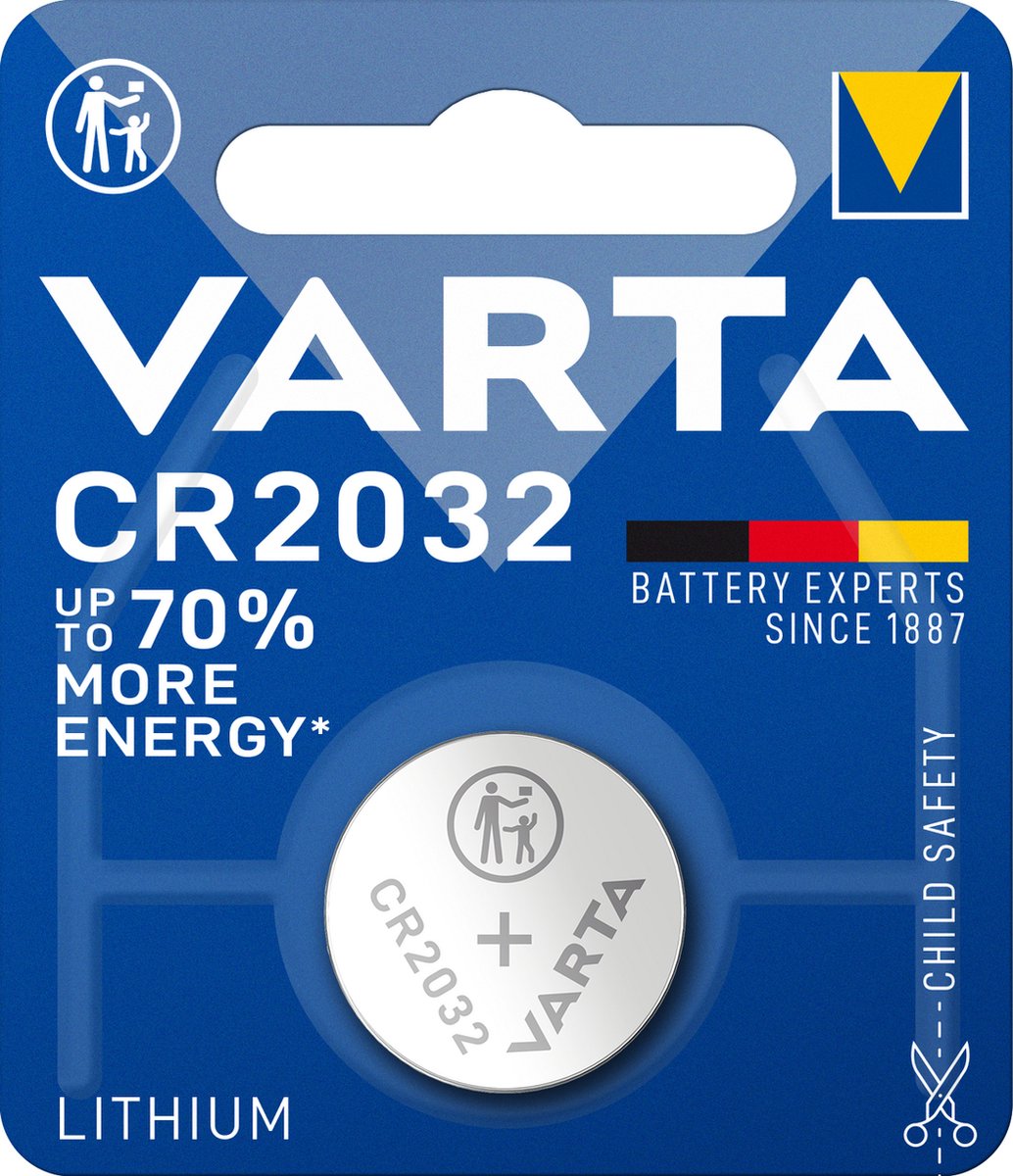 Varta CR2032 230mAh 3V Professional Electronics Lithium batterij  %70 Meer Energie