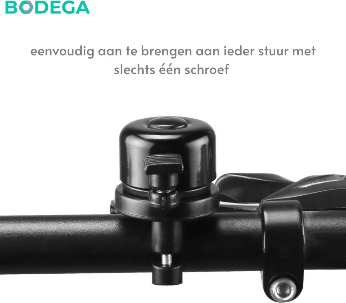 Bodega Air tag bel TrackBell Fietsbel AirTag Fiets GPS Tracker