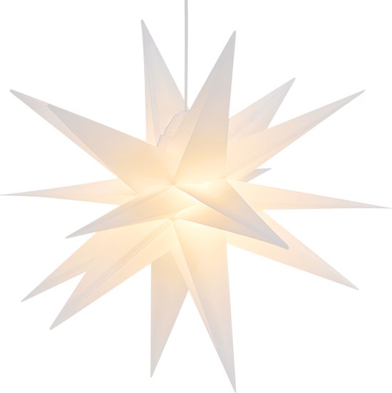 Meisterhome - LED Kerstster - 55 cm - Wit– met Led verlichting