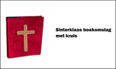 Sinterklaas boekomslag met kruis - Sint en Piet 5 december