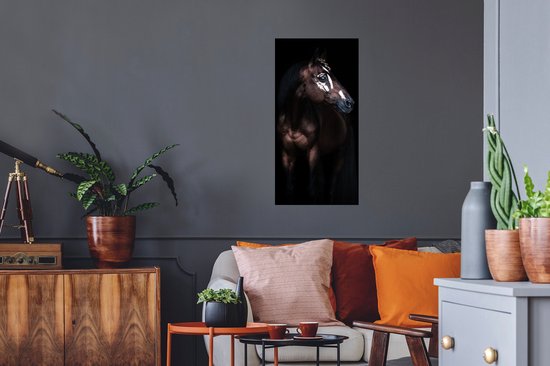 Stickers muraux - Cheval - Taches - Léger - 40x80 cm - Film Adhésif