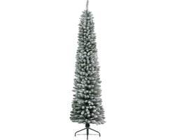 Everlands Pencil Pine Snowy kunstkerstboom - wit/sneeuw - H 180cm