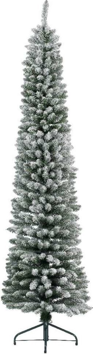 Everlands Pencil Pine Snowy kunstkerstboom - wit/sneeuw - H 180cm