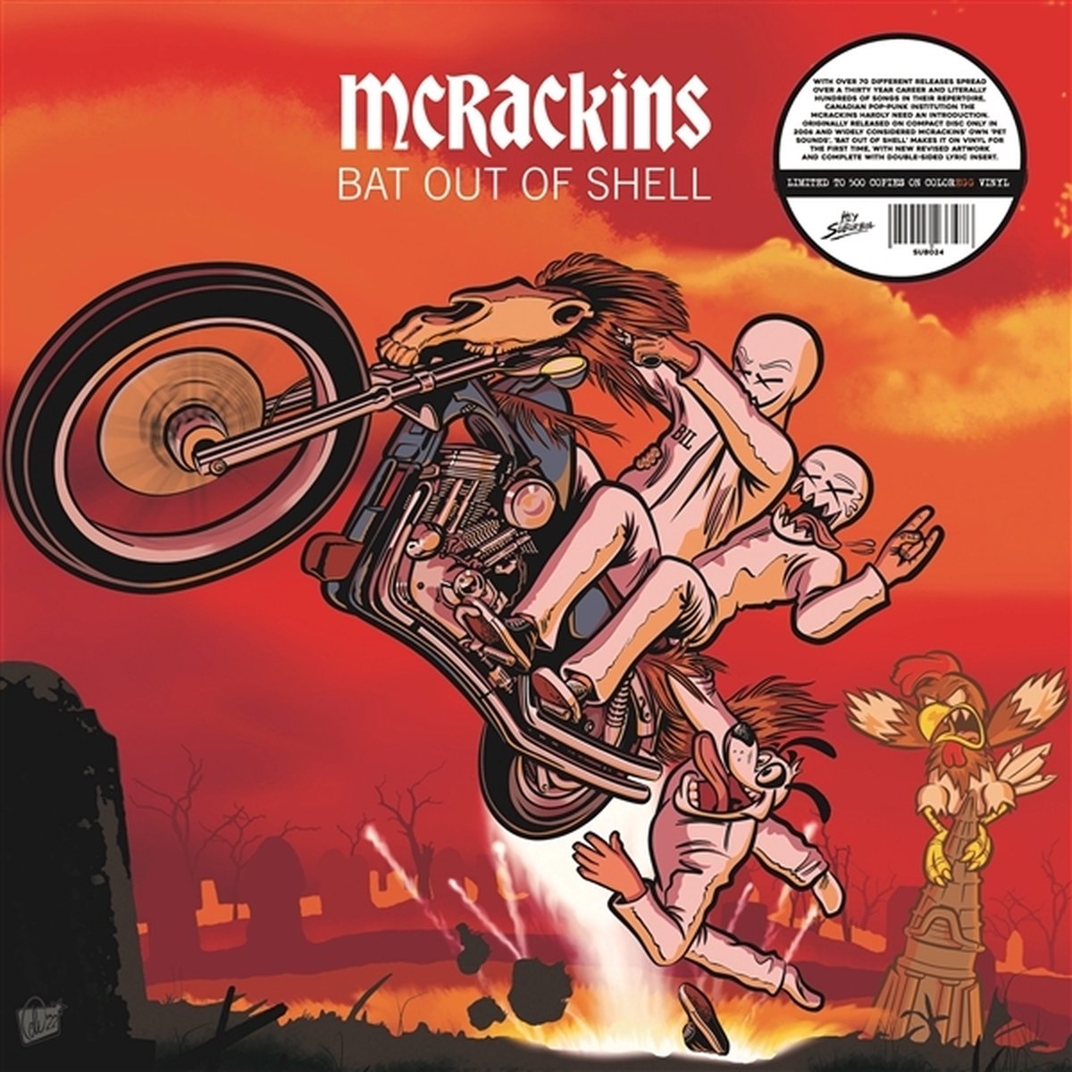 McRackins - Bat Out Of Shell (LP)
