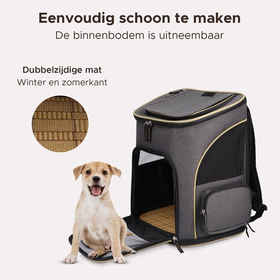 Sac à dos pour chien Fri - Sac à dos Chats Chats - Sac de transport pour chat Chien - Sac pour chien - Jusqu'à 10 kg - Sac de Animaux animaux - Panier de voyage chat