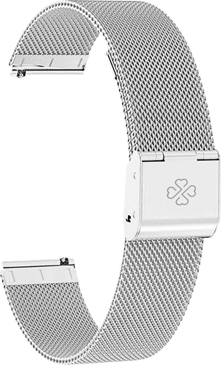 Bizoule Metalen Smartwatch Bandje Belle Zilver - 18mm