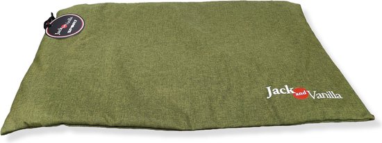 Jack And Vanilla Waterproof benchmat - Benchkussen - Hondenkussen - Groen - 85 × 55 cm - L