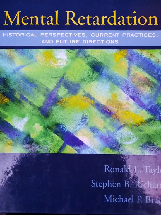 Mental Retardation - cover