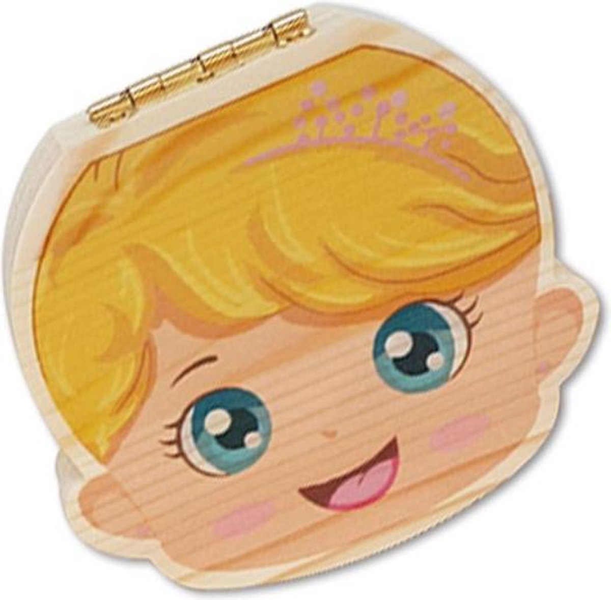 Goedkoopste Tandendoos Meisje Blond - Kraamcadeau - Melktanden - Herinneringen - Bewaren - van Heble®