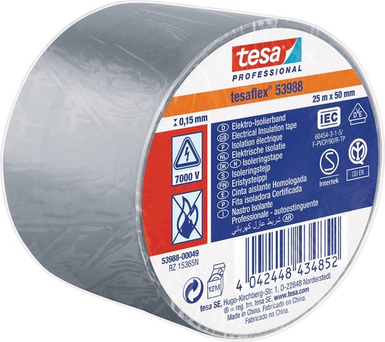 tesa Tesa 53988-00049-00 Isolatietape tesa Professional Grijs (l x b ...