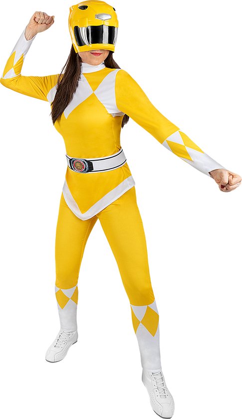 FUNIDELIA Geel Power Ranger-kostuum voor vrouwen - Maat: - Geel
