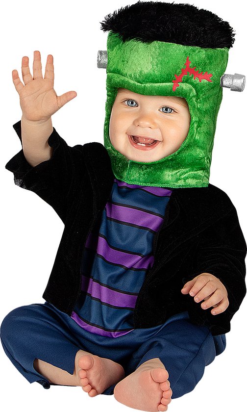 FUNIDELIA Frankenstein-kostuum voor baby - Maat: - Zwart