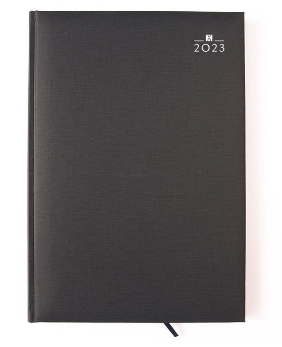 Idena 12038 Weekkalender 2026 In Het Formaat 17 X 24 Cm, 1 Week Op 2 Pagina S Agenda Met Gewatteerde Hardcover Omslag Zwart En Leeslint 2827960311