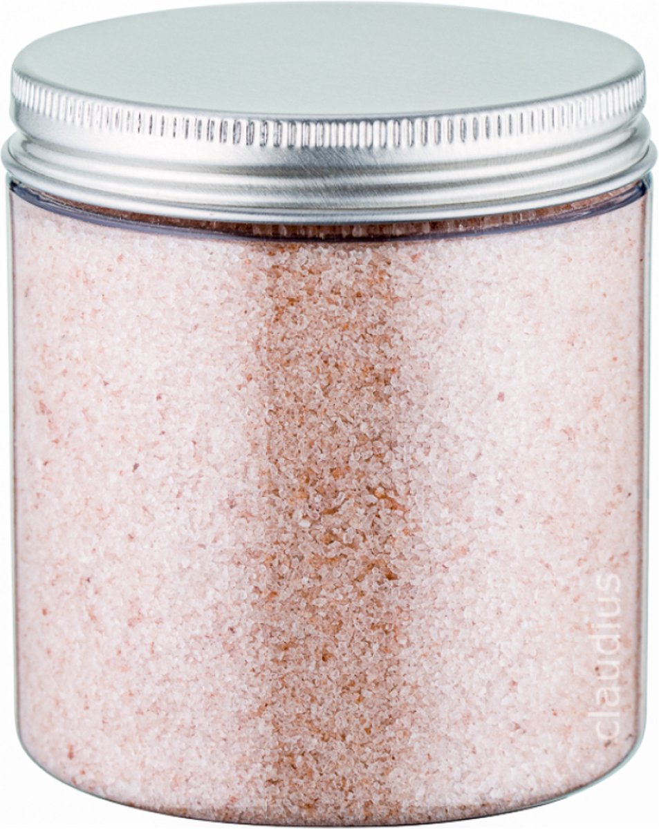 Goedkoopste Claudius Himalayazout 300 gram - fijne korrels (0,4 - 0,9 mm) - 100 natuurlijk - Pot met aluminium deksel