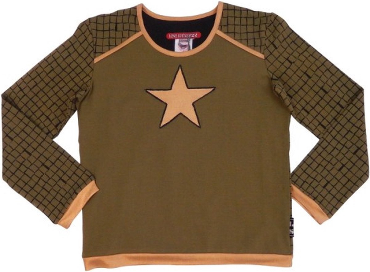 Lovestation22-Girls Sweater Bennu- Black & kaki